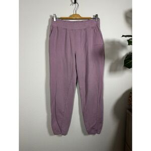 Outdoor Voices Light Purple Cotton Sweatpants Joggers Womens Size M